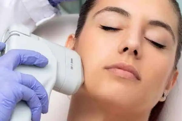 HIFU - Breakthrough in Anti - ageing 1 Image of woman having HIFU Kenilworth treatment