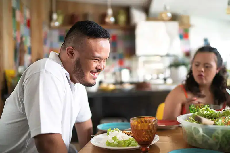 Empowering Weight Loss: A Comprehensive Guide for Individuals with Disabilities 2 Image of a disabled man and balance around nutrition to aid weight loss Kenilworth